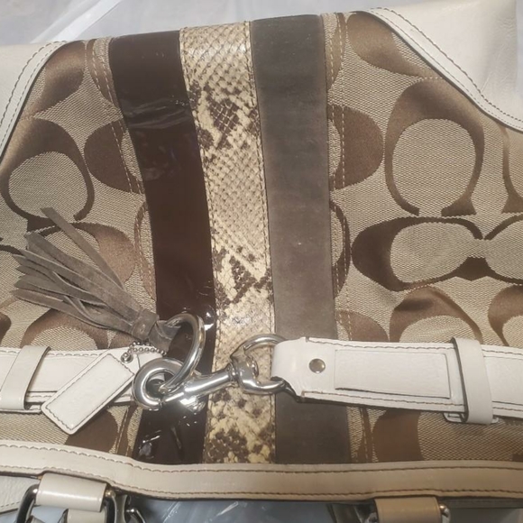 Coach Hampton Python Purse - Picture 7 of 16